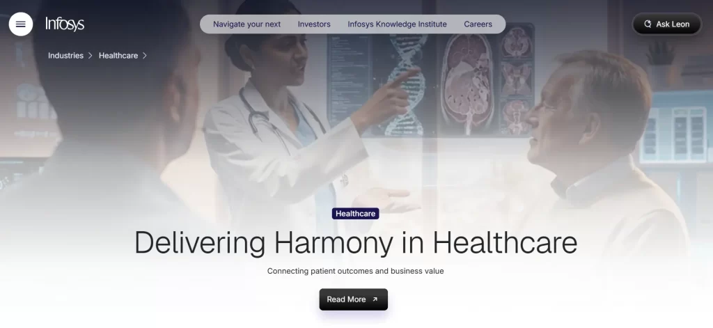 infosys homepage