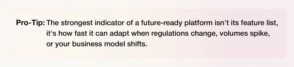 Tip for a future-ready platform