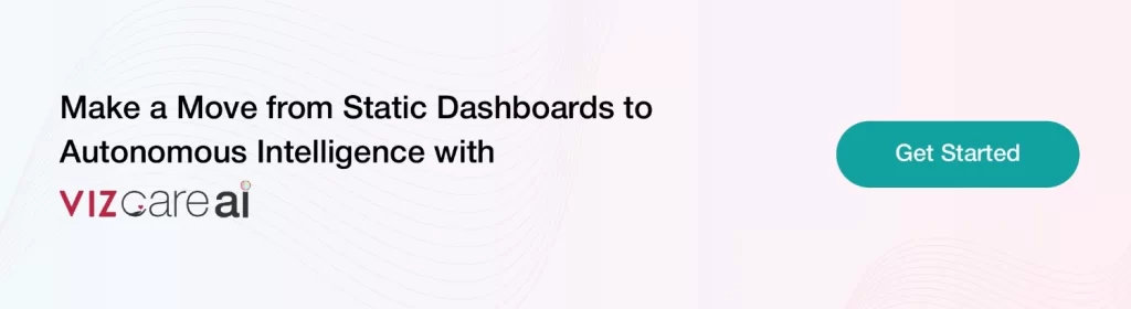  Make a Move from Static Dashboards to 
Autonomous Intelligence with 
VIZCare AI.