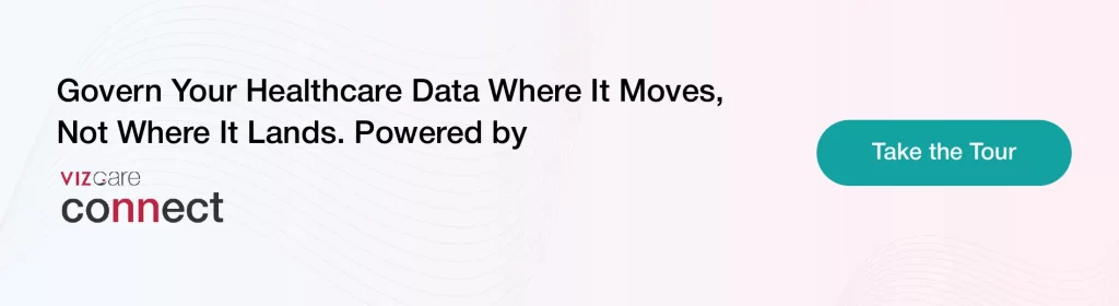 Govern Your Healthcare Data Where It Moves, Not Where It Lands. Powered by VIZCare Connect